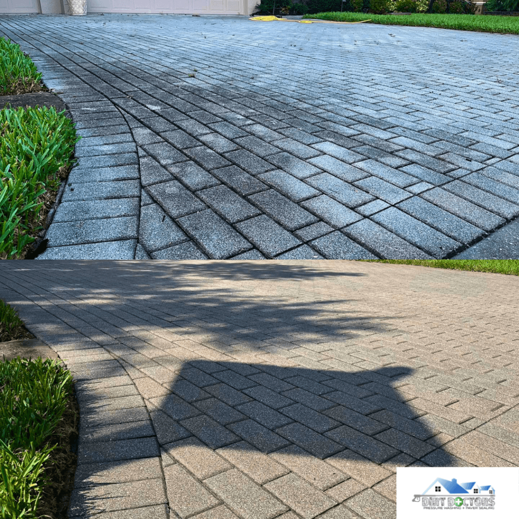 pressure washing sidewalks lakewood ranch